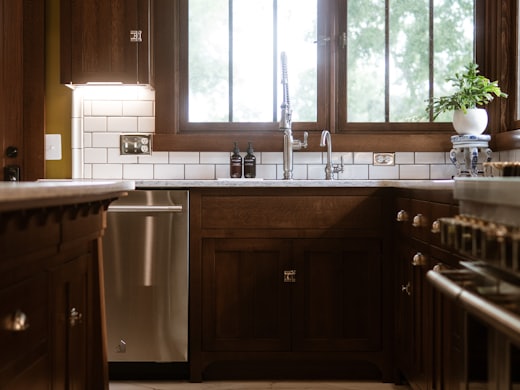 Kenwood greystone kitchen before restoration