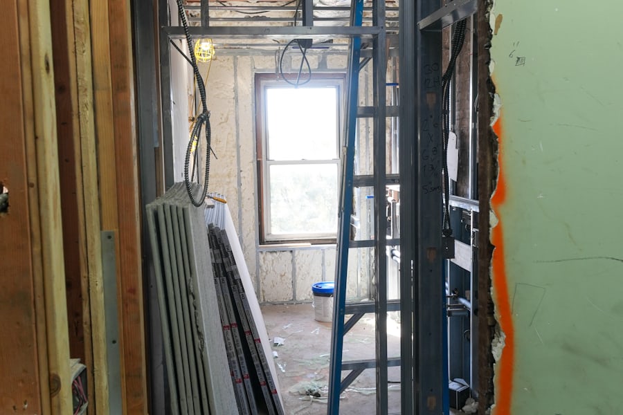 Conversion framed out with headroom confirmed before work started